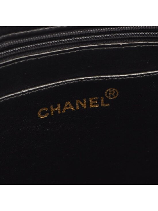 Chanel Backpack Quilted Black Lambskin main image 4